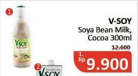 Promo Harga V-SOY Soya Bean Milk Cocoa 300 ml - Alfamidi
