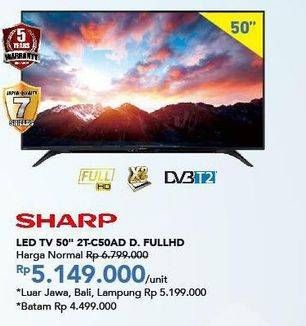 Promo Harga SHARP 2T-C50AD1i Full-HD 50"  - Carrefour