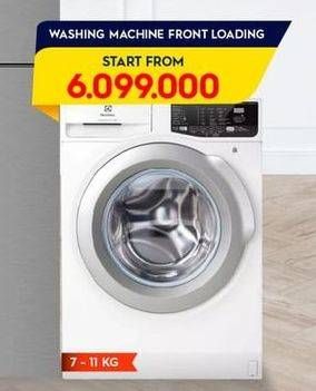 Promo Harga Electrolux Washing Machine Front Loading EWF-7525EQWA/WH  - Electronic City
