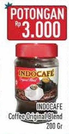 Promo Harga Indocafe Original Blend 200 gr - Hypermart