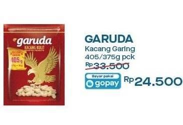 Promo Harga GARUDA Kacang Kulit Garing 400 gr - Indomaret