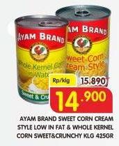 Promo Harga AYAM BRAND Sweet Corn / Whole Kernel Corn 425 gr - Superindo