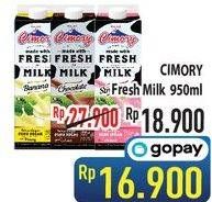 Promo Harga CIMORY Fresh Milk 950 ml - Hypermart