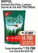 Promo Harga WIPOL Karbol Wangi Classic Pine, Lemon, Sereh + Jeruk  - Alfamart
