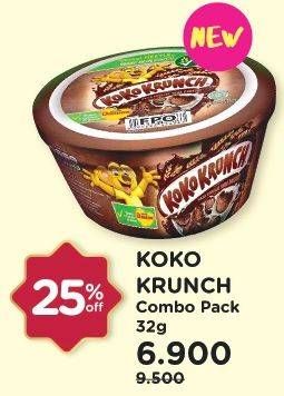 Promo Harga NESTLE KOKO KRUNCH Cereal Breakfast Combo Pack 32 gr - Watsons