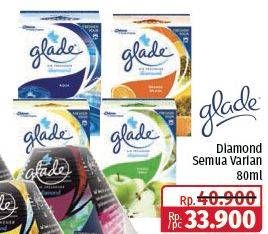Promo Harga Glade Diamond All Variants 80 ml - Lotte Grosir
