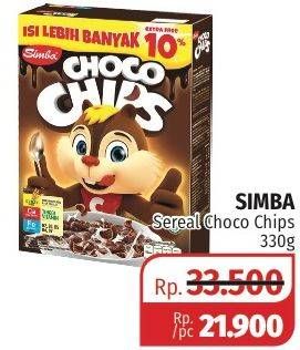 Promo Harga SIMBA Cereal Choco Chips 330 gr - Lotte Grosir