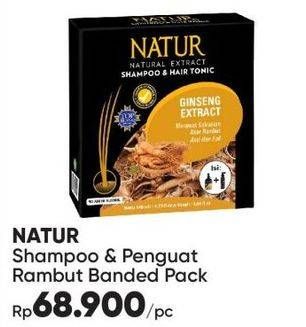 Promo Harga NATUR Shampoo & Hair Tonic  - Guardian