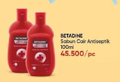 Promo Harga Betadine Antiseptic Skin Cleanser 100 ml - Guardian