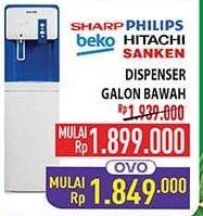 Promo Harga Sharp/Beko/Philips/Hitachi/Sanken Dispenser Galon Bawah  - Hypermart