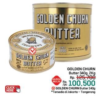 Promo Harga Golden Churn Butter 340 gr - LotteMart