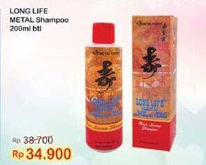 Promo Harga LONG LIFE Metal Shampoo & Anti Dandruff 200 ml - Indomaret