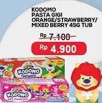 Promo Harga Kodomo Pasta Gigi Orange, Strawberry, Mixed Berries 45 gr - Indomaret