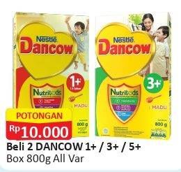 Promo Harga Dancow 1+/3+/5+ Susu Pertumbuhan  - Alfamart