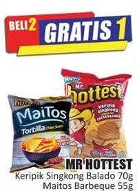 Promo Harga MR HOTTEST Keripik Singkong/MR HOTTEST Maitos Tortilla Chips  - Hari Hari