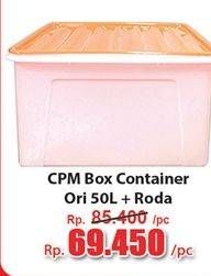 Promo Harga CPM Container Box + Roda Ori 50000 ml - Hari Hari