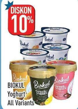 Promo Harga BIOKUL Greek Yogurt All Variants  - Hypermart