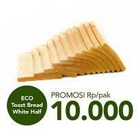 Promo Harga Toast Bread White 1/2  - Carrefour