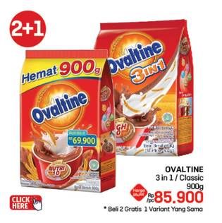 Promo Harga Ovaltine 3in1/Classic  - LotteMart