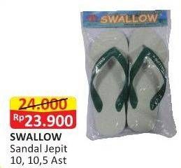 Promo Harga SUN SWALLOW Sandal Jepit 10, 10.5  - Alfamart