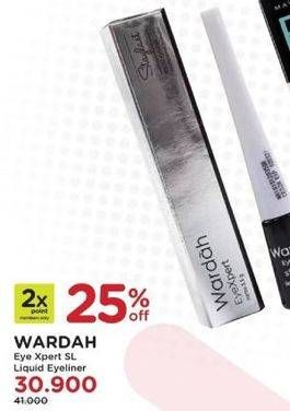 Promo Harga WARDAH Eyexpert Staylast Waterproof Eyeliner Liquid  - Watsons