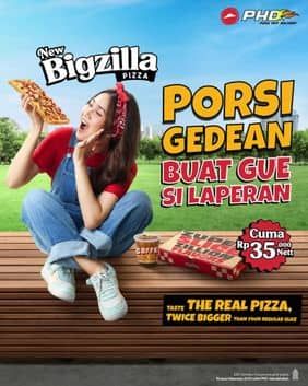 Promo Harga New Bigzilla Pizza  - Pizza Hut