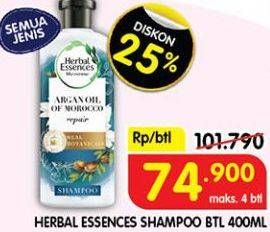 Promo Harga Herbal Essence Shampoo All Variants 400 ml - Superindo