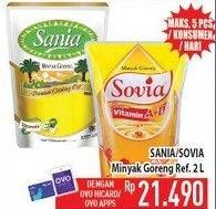 Promo Harga SANIA Minyak Goreng 2 ltr - Hypermart