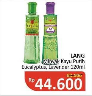 Promo Harga CAP LANG Minyak Ekaliptus Aromatherapy Lavender 120 ml - Alfamidi