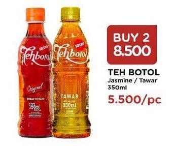 Promo Harga SOSRO Teh Botol Original, Tawar 350 ml - Watsons