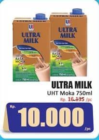 Promo Harga Ultra Milk Susu UHT Moka 750 ml - Hari Hari