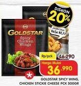 Promo Harga Goldstar Spicy Wing & Chicken stickie cheese  - Superindo
