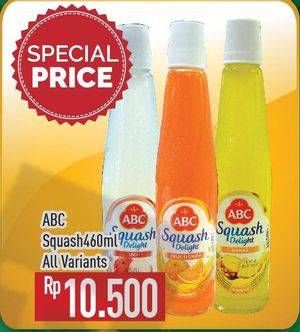 Promo Harga ABC Syrup Squash Delight All Variants 460 ml - Hypermart