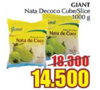 Promo Harga GIANT Nata De Coco 1000 gr - Giant