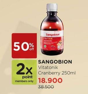 Promo Harga SANGOBION Vita-Tonik 250 ml - Watsons