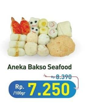 Promo Harga Aneka Bakso Seafood per 100 gr - Hypermart