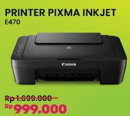 Promo Harga Canon Pixma Inkjet E470  - COURTS