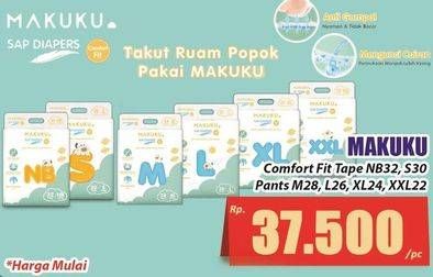 Promo Harga Makuku Comfort Fit Tape NB32, S30 / Pants M28, L26, XL24, XXL22  - Hari Hari