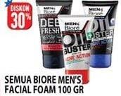 Promo Harga BIORE MENS Facial Foam All Variants 100 gr - Hypermart