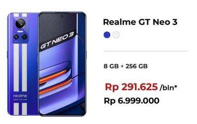 Promo Harga Realme GT Neo 3  8GB+256GB 80W  - Erafone