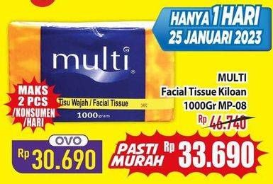 Promo Harga Multi Facial Tissue 1000 gr - Hypermart