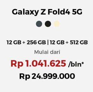 Promo Harga Samsung Galaxy Z Fold4 12GB + 256GB, 12GB + 512GB  - Erafone