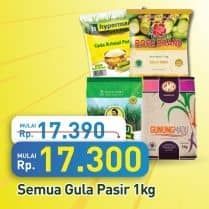 ANEKA GULA PASIR  Harga Promo Rp17.300, Harga Normal Rp17.390, Harga Mulai 
1Kg