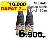 Promo Harga SEDAAP Kecap Manis 135 ml - Giant