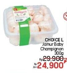 Promo Harga Choice L Jamur Baby Champignon 300 gr - LotteMart
