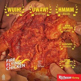 Promo Harga Richeese Factory Fire Flying Chicken  - Richeese Factory