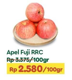 Promo Harga Apel Fuji RRC per 100 gr - TIP TOP