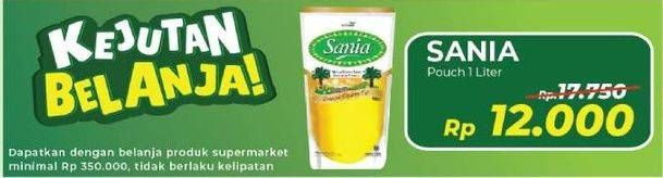 Promo Harga Sania Minyak Goreng 1000 ml - Yogya
