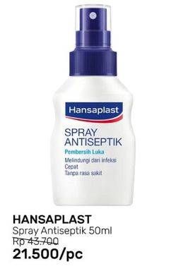 Promo Harga HANSAPLAST Antiseptic Spray 50 ml - Guardian