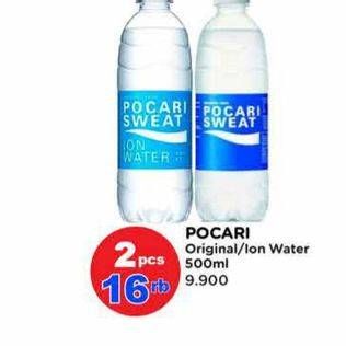 Promo Harga Pocari Sweat Minuman Isotonik Original, Ion Water 500 ml - Watsons